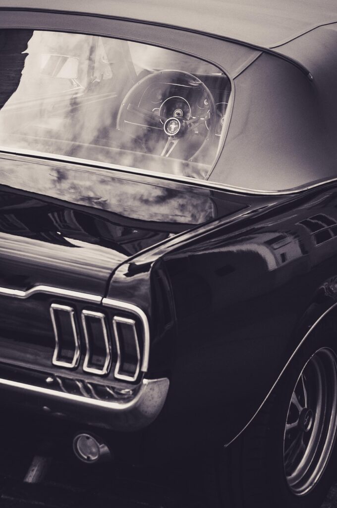 automobile, ford mustang, vehicle, design